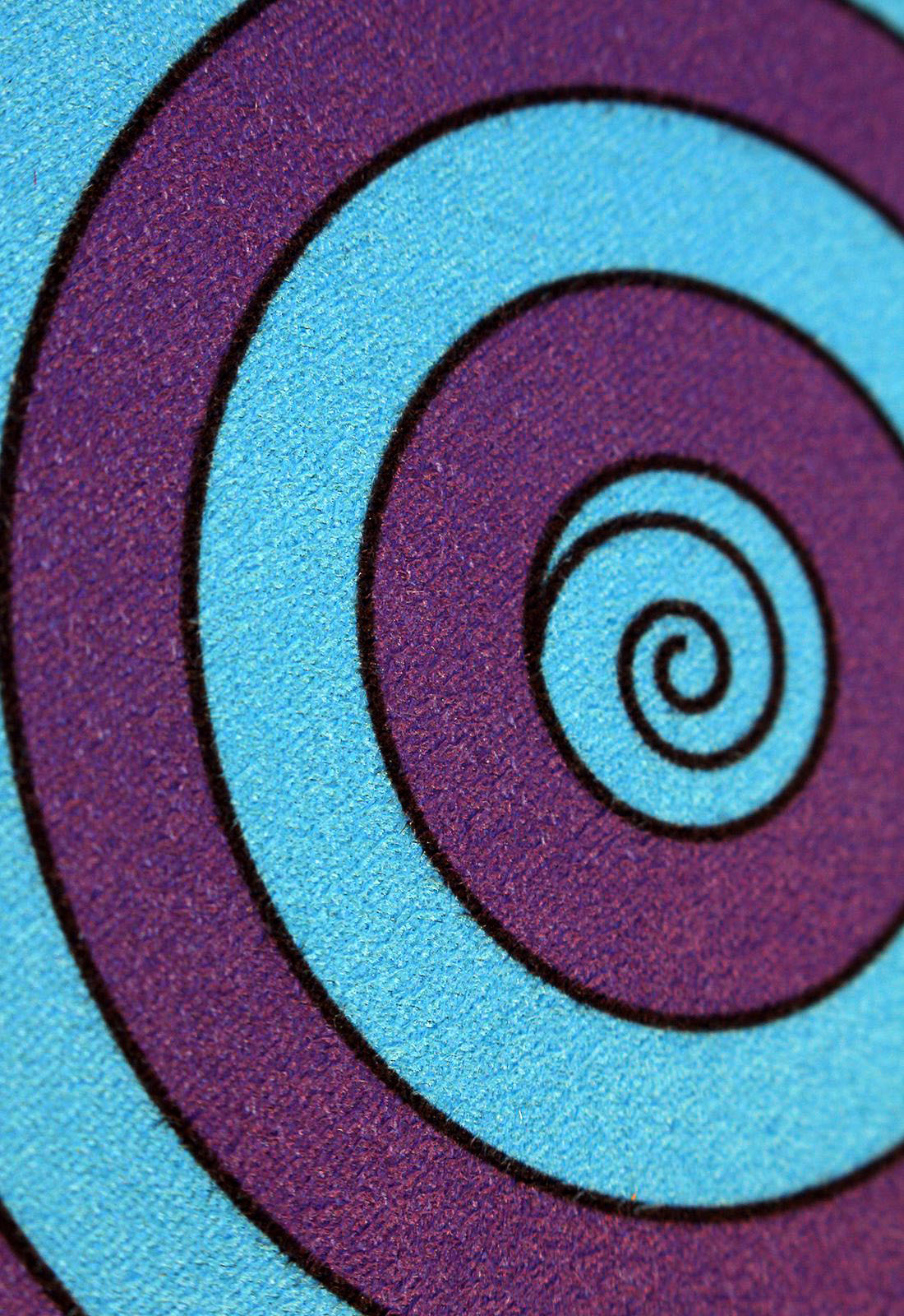 Flower Yoga Mat suede surface by YOGOJA