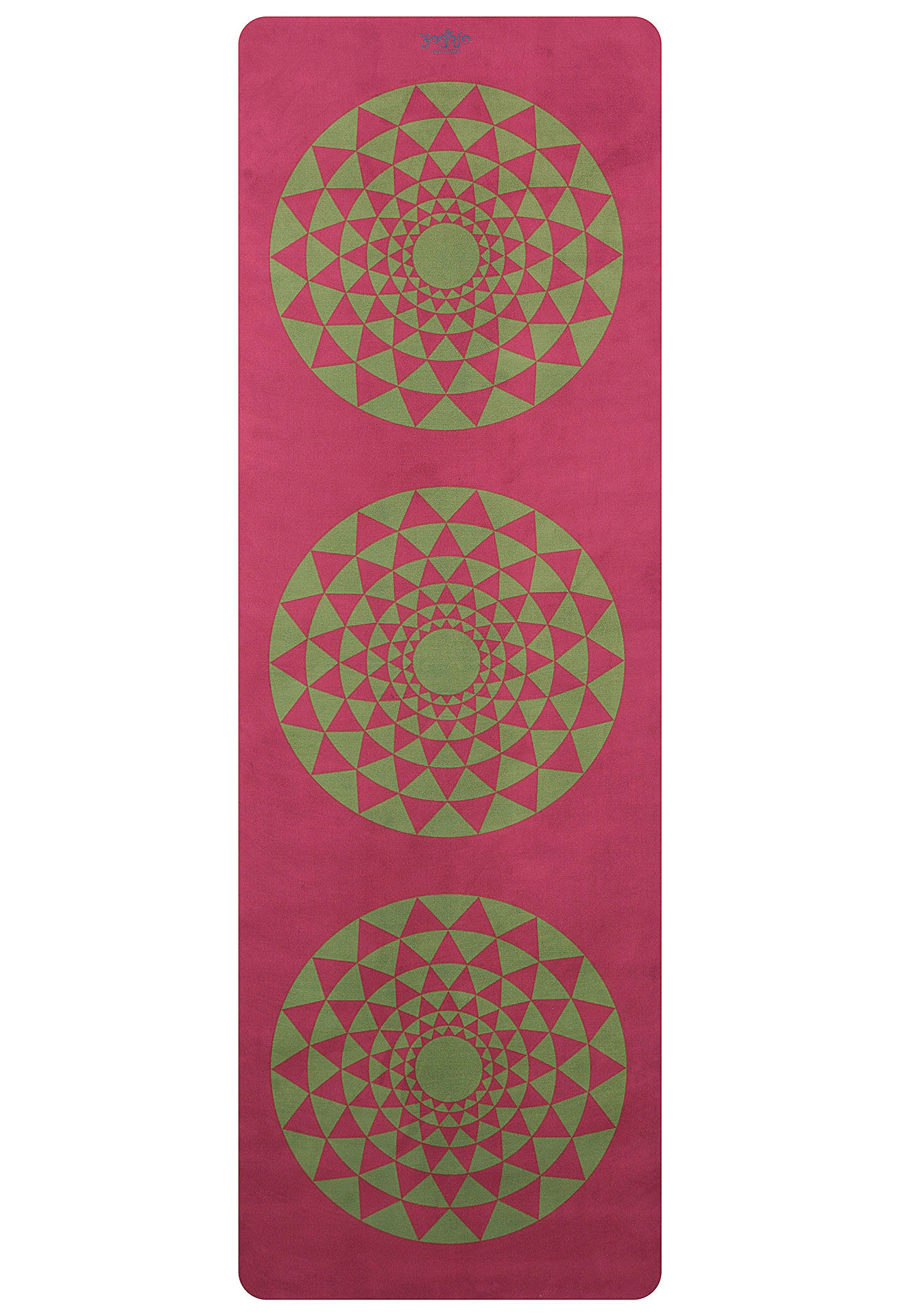 Yoga Mat Carpet - Red Green Journey by YOGOJA