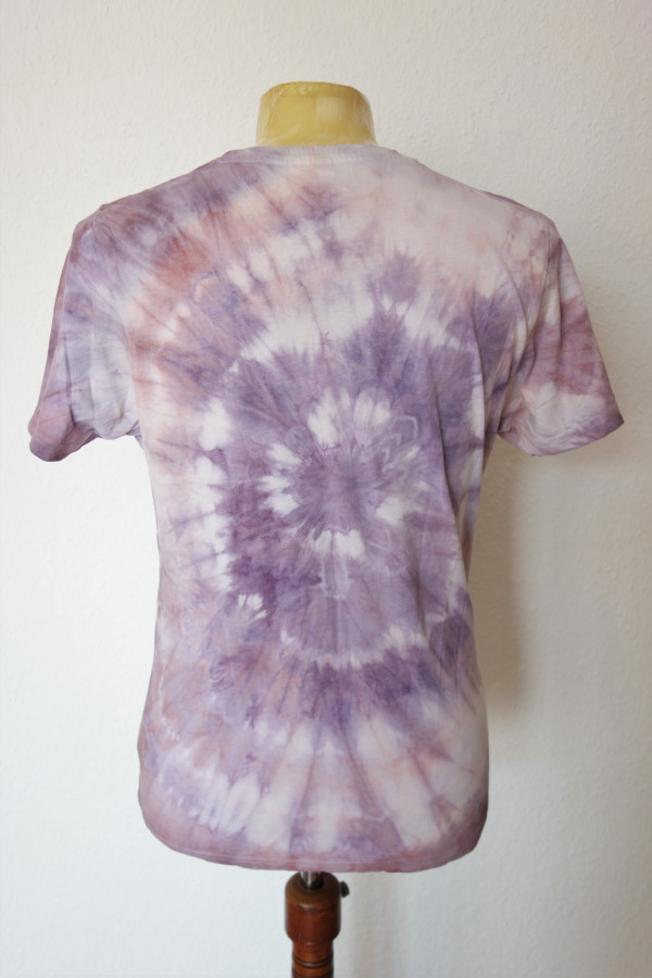 Batik Öko Shirt purple trippy back